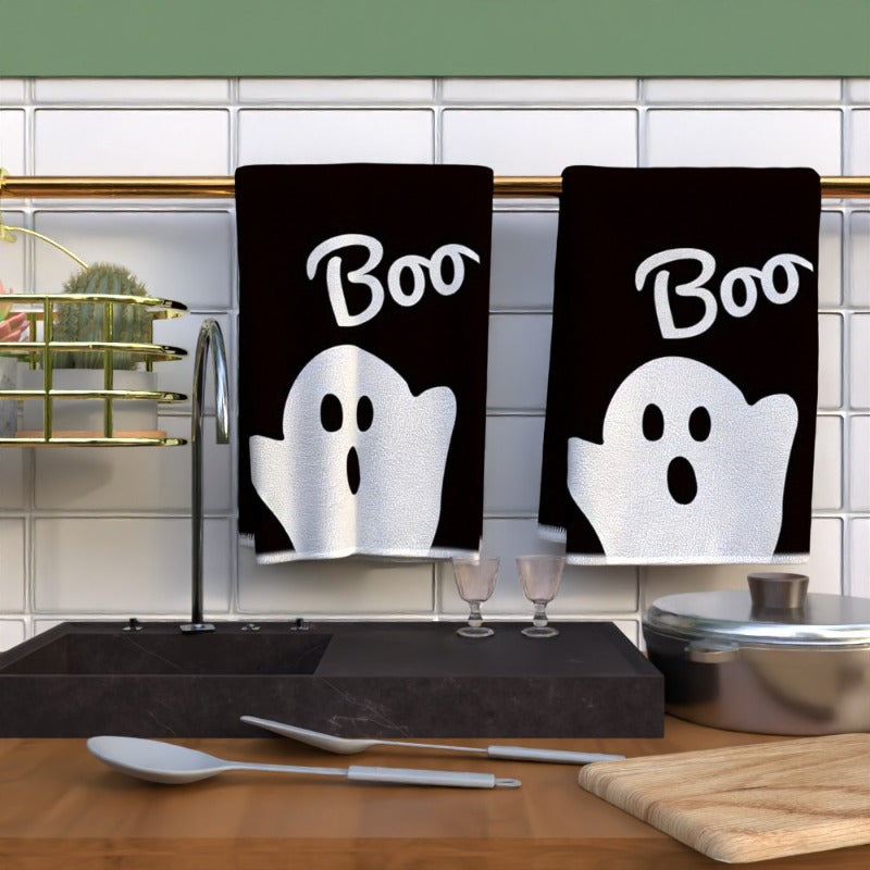 2 Pack Ghost Towels