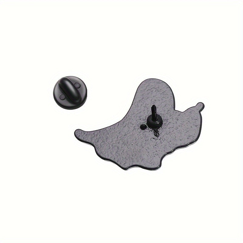 6pcs Black Cat And White Ghost Badge