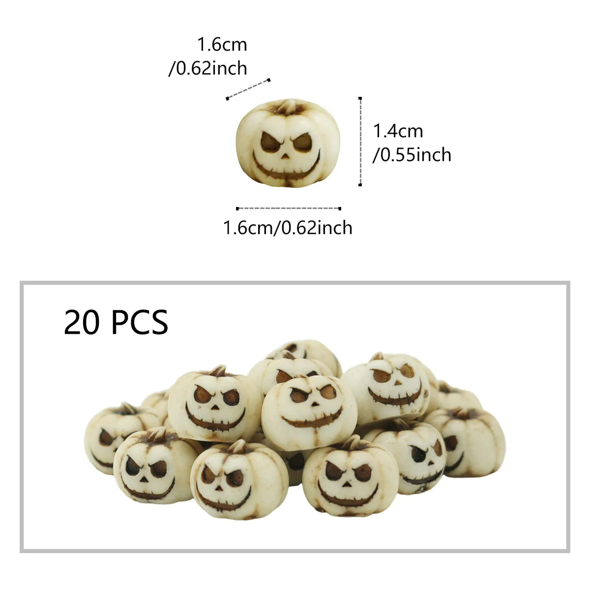 20/30Pcs Artificial Mini Pumpkin Decoration