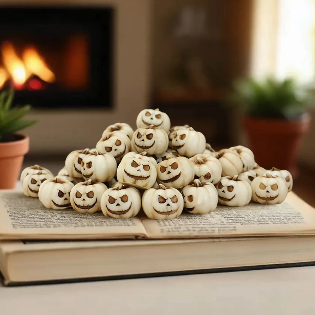 20/30Pcs Artificial Mini Pumpkin Decoration